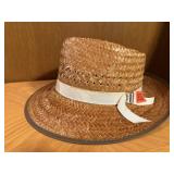 Menï¿½s wide weave summer hat