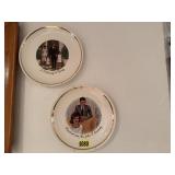 John F. Kennedy Family plates (2)