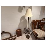 Meat grinder faux lamp