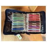 Travel embroidery tote bag, contents included