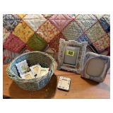 Basket of picture frames