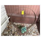 Spring garden art, oversized flower stem