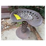 Tractor seat spring stool