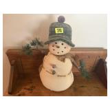 Plush snowman