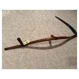 Antique scythe