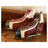 Decorated ice skates