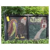 Farm painted screen artwork