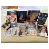 Tote of Princess Diana memorabilia, literature,