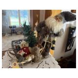 Santa Claus sleigh decoration
