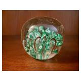 Blown glass paper weight