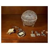 Trinket box, Nascar Dale Jarrett jewelry