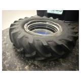 Tire ashtray