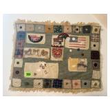 Patchwork wall hanging