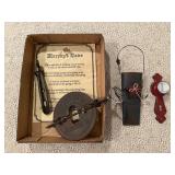Stove parts, wall pocket, decorative "L" knob
