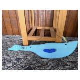 Blue goose wall hanging