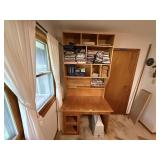 Sewing station with spool rack, no contents