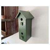 Green birdhouse