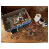 Crafting wire, twine, springs, supplies