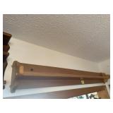 Wooden wall shelf
