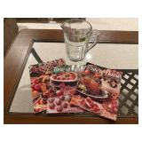 Glass beverage pitcher, Taste of Home magazines