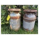 Milk cans (2)