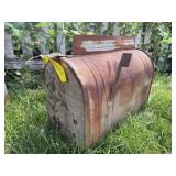 Oversized metal mailbox