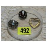 Brooches, cameo