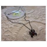 Spider necklace