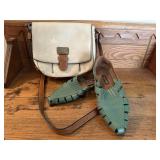 Crossbody bag, Espirit leather slip on sandals