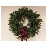 Oversized Christmas wreath