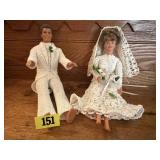 Bride & Groom Barbie doll set