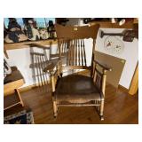Wooden rocking chair