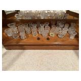 Clear glass, crystal toothpick holder collection
