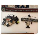 Snowmen wall decor (2)