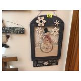 Snowflakes wall decor