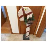 Candy cane holiday decoration
