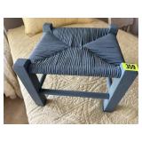 Blue foot stool