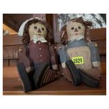 Raggedy Ann & Andy dolls