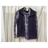 Flannel shirt, Columbia fleece vest