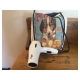 Tote bag, Conair hair dryer