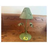 Palm tree tea light lamp