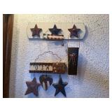 Americana decor, wall signs, wall pocket, peg