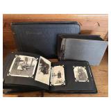Black & white photograph albums (3)