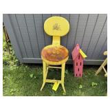 Yellow stool