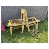 Double stand, bushel basket