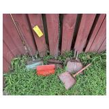 Vintage metal dustpan collection