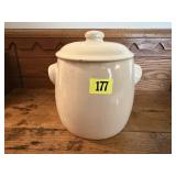 Stoneware cookie jar