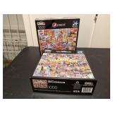 White Mountain 1000 piece jig saw puzzles (2)