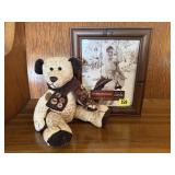 Picture frame, teddy bear