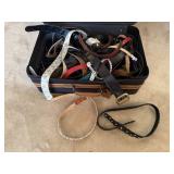 Suitcase of fashion belts